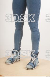 Calf blue jeans of Oxana  0002